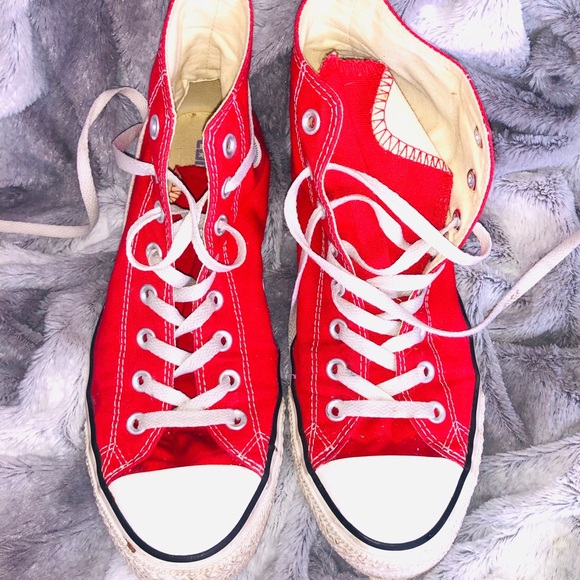 Converse Other - CONVERSE  Red Ankle high Size 9 💸Clearance